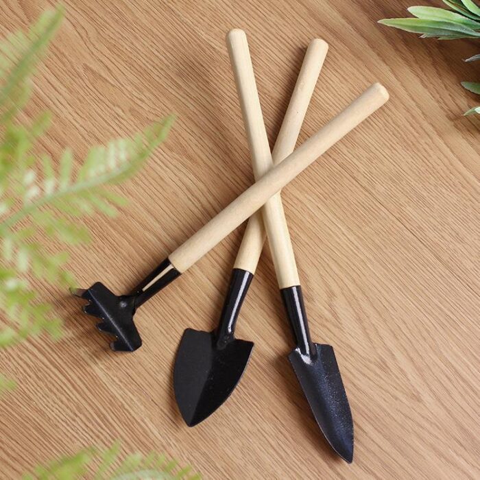 B2120 Mini Garden Tools Set – Shovel, Rake, and Spade for Plants