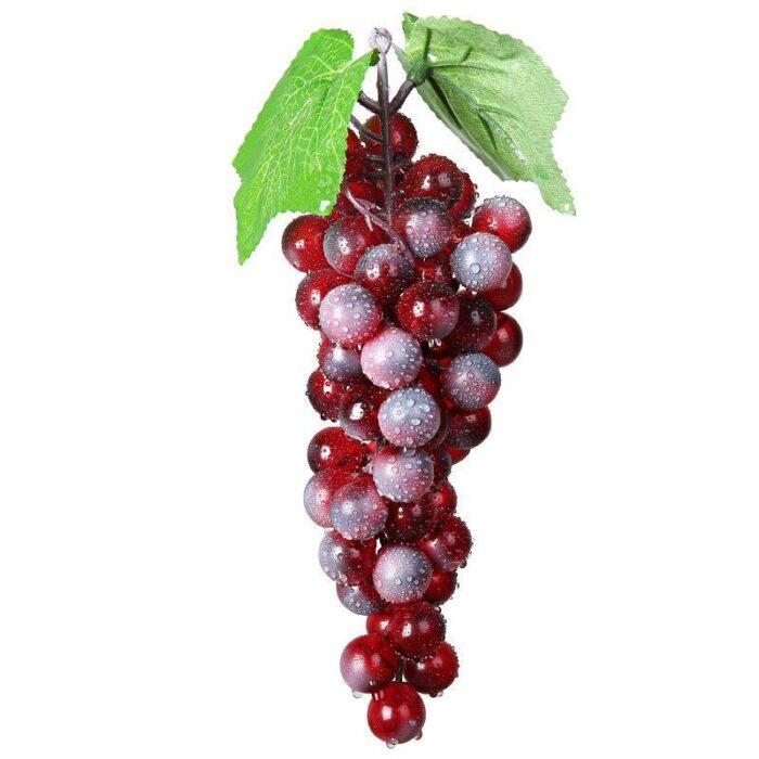 Simulation Grape String with Frost – Fake Fruit & Rattan Decoration